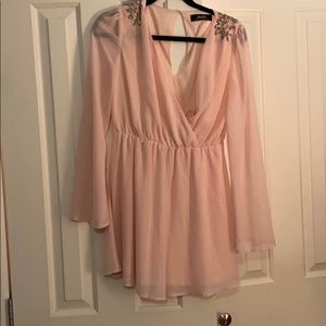 Light pink flowy dress